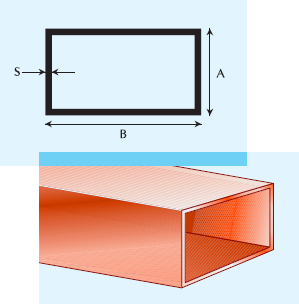 rectangulaire cuivre